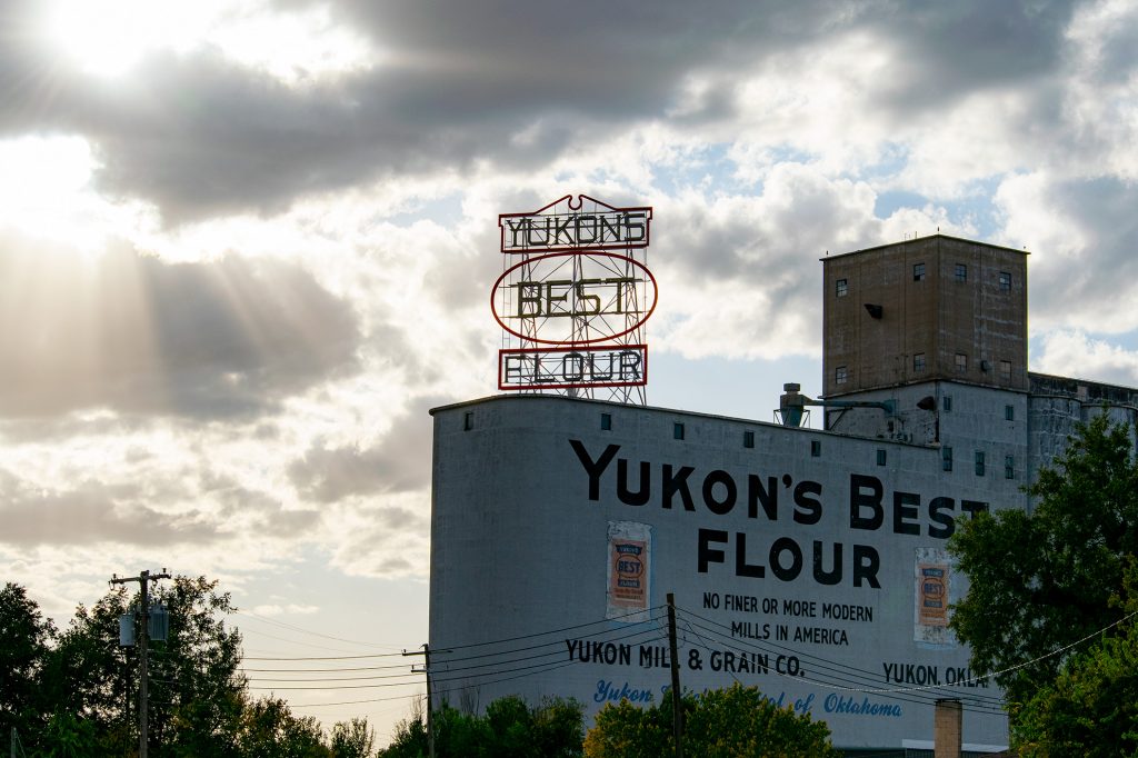 Yukon's Best Flour Mill With Clouds