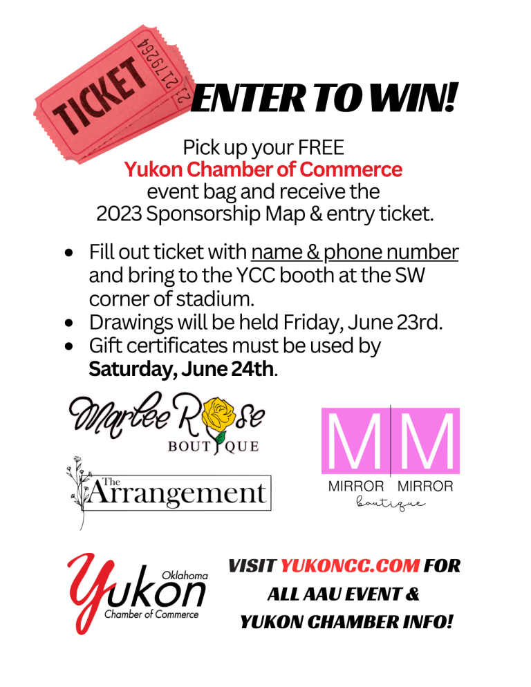 2023 AAU Track & Field Region 16 Qualifier Event Map & Sponsors Yukon