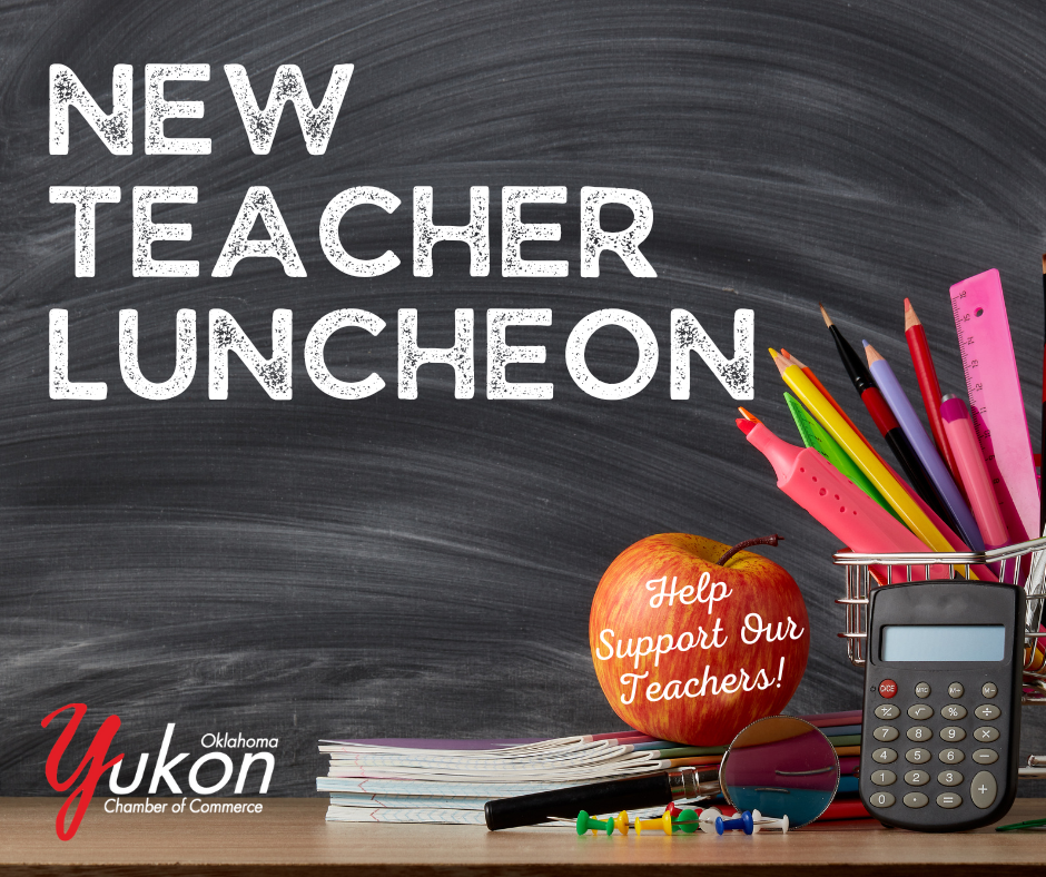 New Teacher Luncheon Flyer.